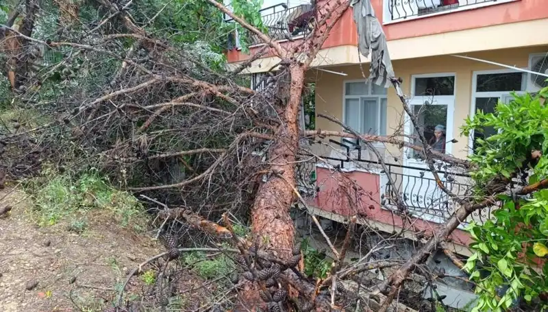 Yağmura Dayanamadı: Bina Çöktü, Şok Anlar Yaşandı!