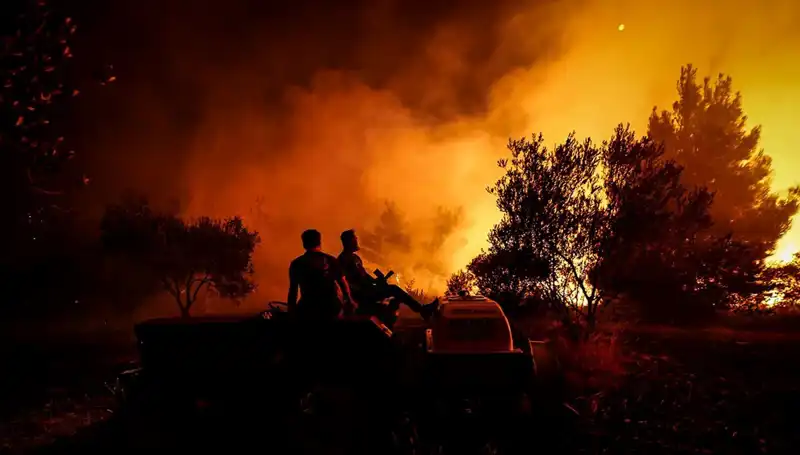 Çanakkale'deki Orman Yangını Korkuttu: 785 Kişi Güvenliğe Tahliye Edildi