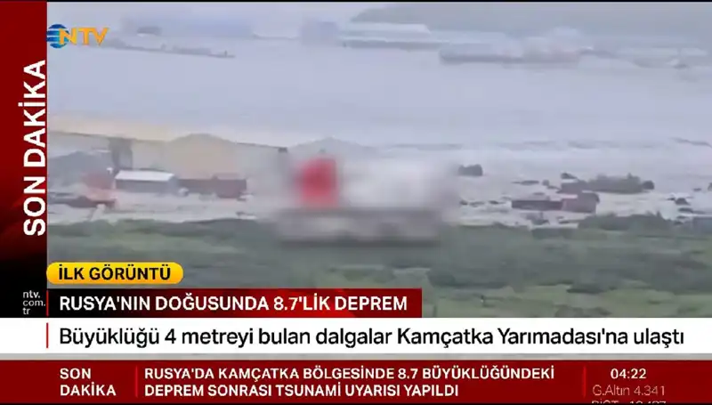 Kamçatka Kıyılarında İlk Tsunami Dalgaları: Felaketin İlk Belirtileri